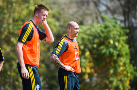 Pontus Jansson och Daniel Majstorovic som mittbackspar