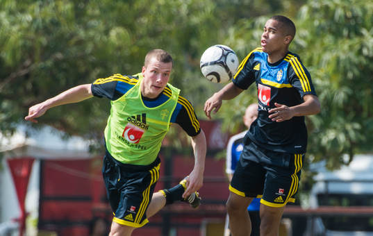 Jakob Johansson och Robin Quaison