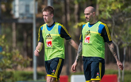 Pontus Jansson och Daniel Majstorovic, mittbackspar