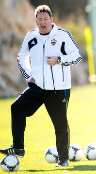 Leonid Slutskiy, tränare CSKA Moskva