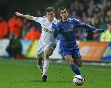Football - Swansea City v Chelsea - Capital One Cup Semi