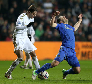 Football - Swansea City v Chelsea - Capital One Cup Semi