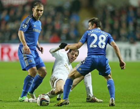 Football - Swansea City v Chelsea - Capital One Cup Semi