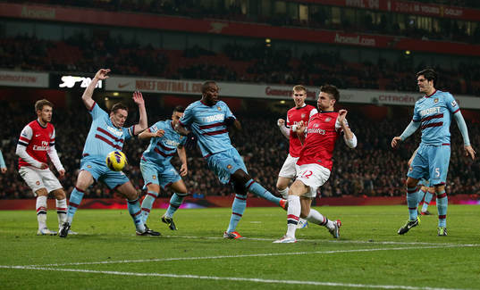 Football - Arsenal v West Ham United - Barclays Premier