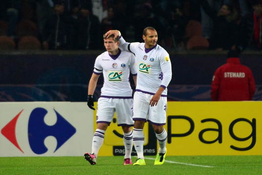 Joie Franck TABANOU   - 23.01.2013 - PSG / Toulouse  - 16es
