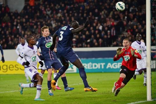 Mamadou SAKHO / Olivier BLONDEL   - 23.01.2013 - PSG /