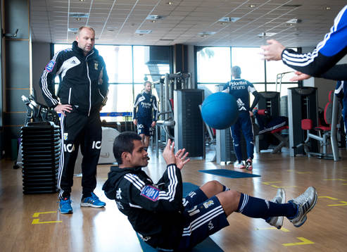Träning i gym