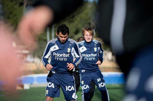 Träning på onsdag förmiddag, Daniel Sobralense, Joel