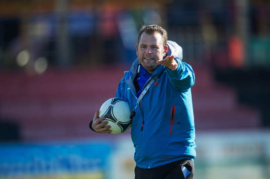 Träning på onsdag förmiddag, Mikael Stahre, tränare IFK