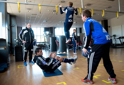 Träning i gym