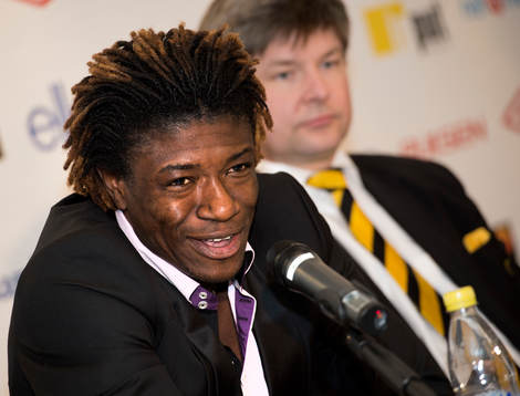 IF Elfsborg presenterar ny spelare. Mohamed Bangura,