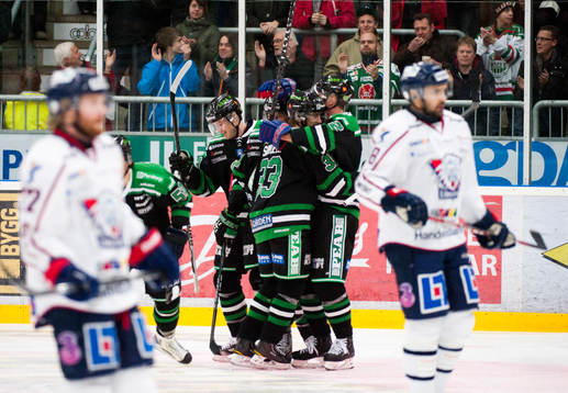 Richard Lintner, jubel, Rögle, Linköping, deppar