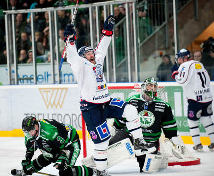 Sebastian Karlsson, jubel, Linköping