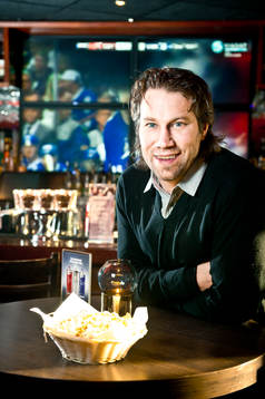 ishockey, Svenska Spel: Peter Forsberg fotograferad på