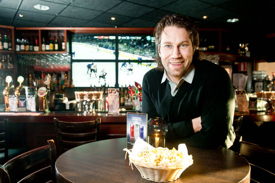 ishockey, Svenska Spel: Peter Forsberg fotograferad på