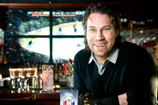 ishockey, Svenska Spel: Peter Forsberg fotograferad på