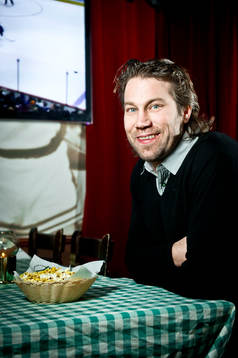 ishockey, Svenska Spel: Peter Forsberg fotograferad på