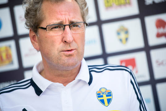 Pressträff med Erik Hamrén, förbundskapten