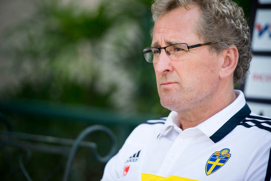 Pressträff med Erik Hamrén, förbundskapten