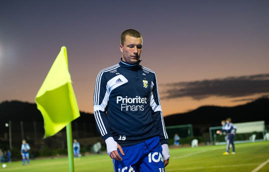 Jakob Johansson, IFK Göteborg, på plats för dagens match