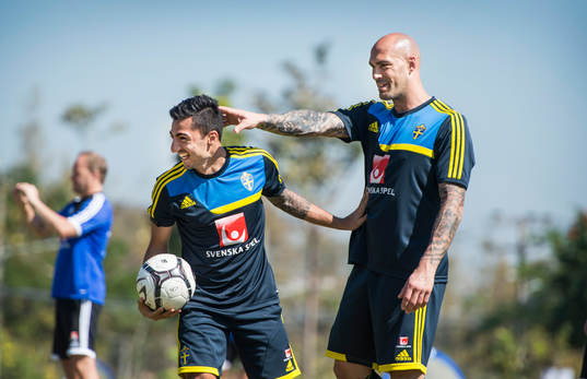 Jiloan Hamad och Daniel Majstorovic