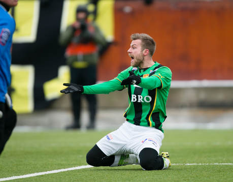 Fotboll, Träningsmatch, Gais-BK Häcken. Joel Johansson