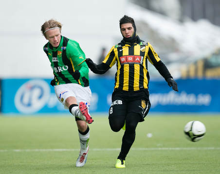 Fotboll, Träningsmatch, Gais-BK Häcken. Jesper Florén,