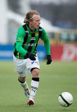 Fotboll, Träningsmatch, Gais-BK Häcken. Jesper Florén