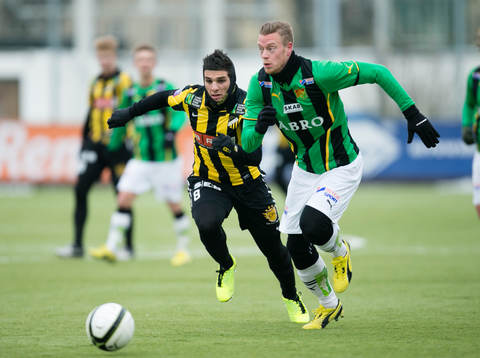 Fotboll, Träningsmatch, Gais-BK Häcken. Mostafa El Kabir,