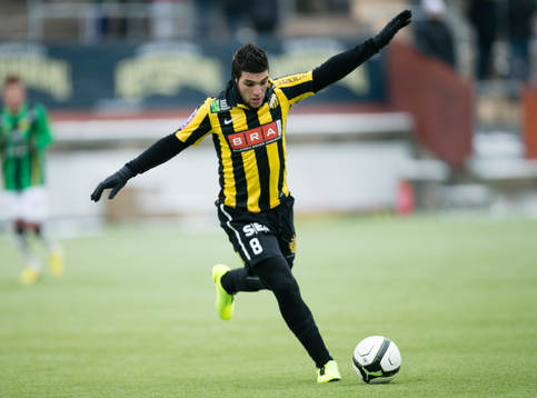 Fotboll, Träningsmatch, Gais-BK Häcken. Mostafa El Kabir