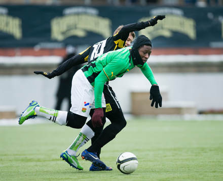 Fotboll, Träningsmatch, Gais-BK Häcken. Mohamed