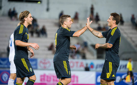 Christoffer Nyman, Anders Svensson och Erton Fejzullahu,
