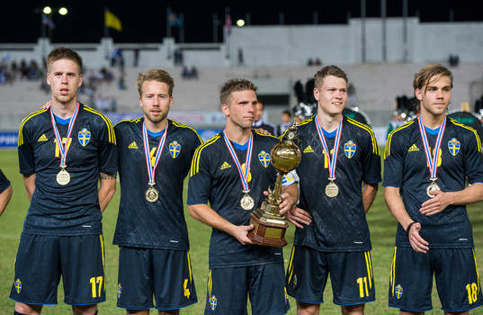 Sverige segrare i King´s Cup. Pontus Jansson, Adam