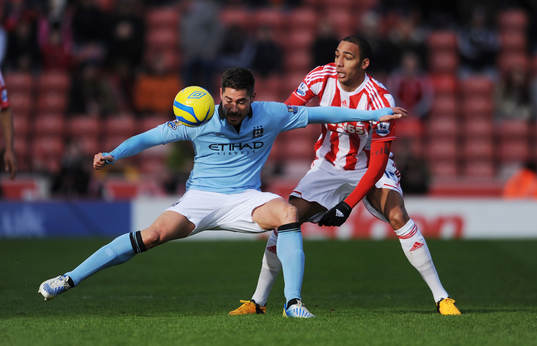 Bläddra bland fler bilder av Fotboll, FA-cupen, Stoke City v Manchester City