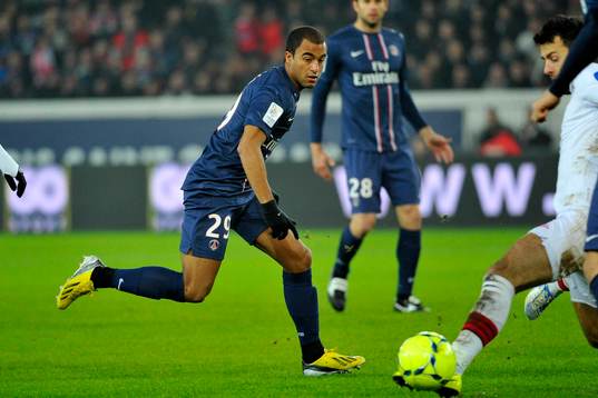 LUCAS MOURA - 27.01.2013 - PSG / Lille - 22e journee de