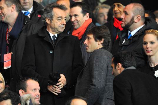 Michel DENISOT  / LEONARDO - 27.01.2013 - PSG / Lille - 22e