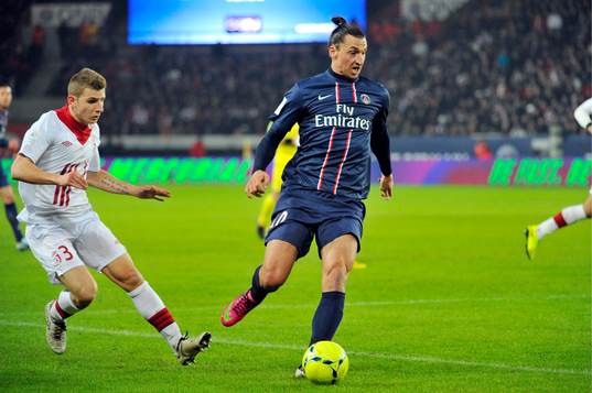 Lucas DIGNE / Zlatan IBRAHIMOVIC  - 27.01.2013 - PSG /