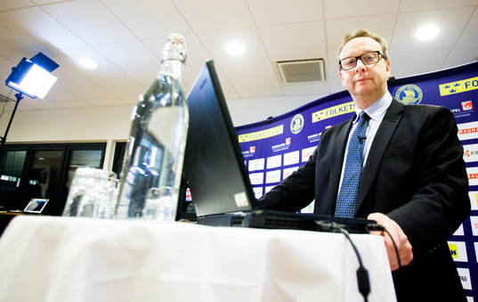 Pär Mårts, förbundskapten Sverige, presenterar Tre