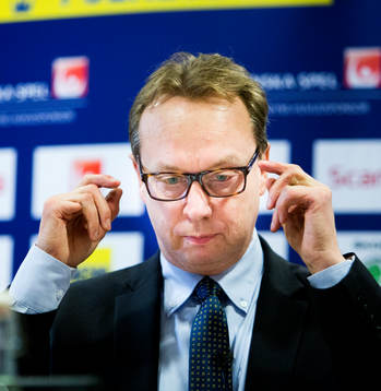 Pär Mårts, förbundskapten Sverige, presenterar Tre