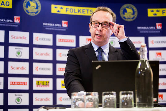 Pär Mårts, förbundskapten Sverige, presenterar Tre