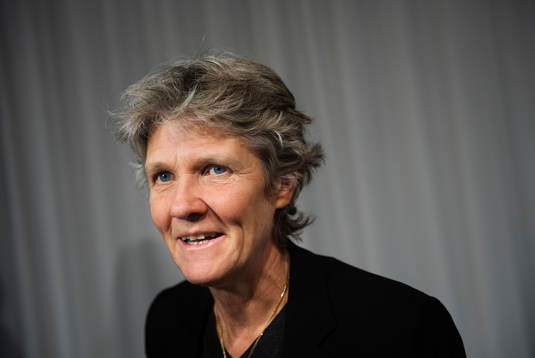 Pia Sundhage, förbundskapten damlandslaget, presenterade