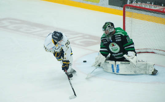 Johan Davidsson, HV71, och Martin Gerber, Rögle