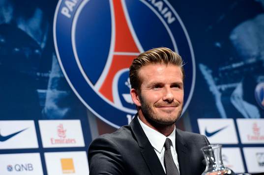 Presentation David BECKHAM - 31.01.2013 - Nouveau joueur