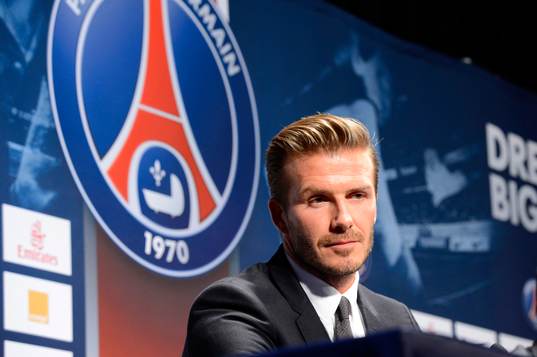 Presentation David BECKHAM - 31.01.2013 - Nouveau joueur