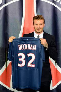 Presentation David BECKHAM - 31.01.2013 - Nouveau joueur