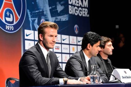 Presentation David BECKHAM - 31.01.2013 - Nouveau joueur