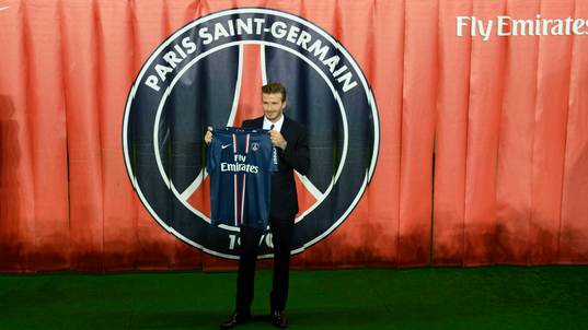 Presentation David BECKHAM  - 31.01.2013 - Nouveau joueur