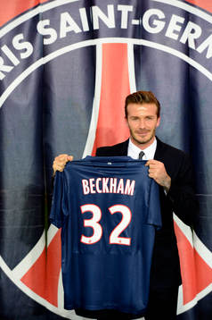 Presentation David BECKHAM - 31.01.2013 - Nouveau joueur