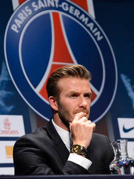 Presentation David BECKHAM - 31.01.2013 - Nouveau joueur