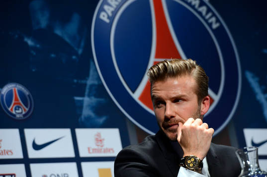 Presentation David BECKHAM - 31.01.2013 - Nouveau joueur